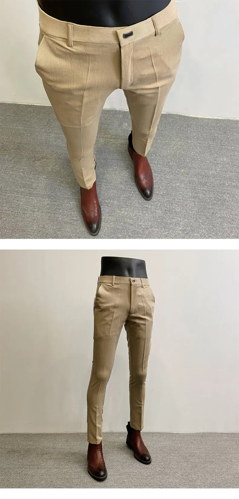 Pantalones de traje para Hombre, pantalones formales, Pantalone para | Ropa de hombre · Omeda.es - Imagen 8
