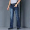 Pantalones vaqueros acampanados de mezclilla para hombre, pantalones | Ropa de hombre · Omeda.es