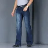 Pantalones vaqueros acampanados de mezclilla para hombre, pantalones | Ropa de hombre · Omeda.es