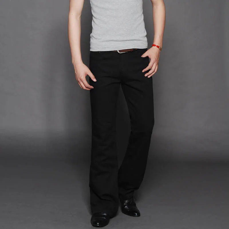 Pantalones vaqueros acampanados de mezclilla para hombre, pantalones | Ropa de hombre · Omeda.es - Imagen 12