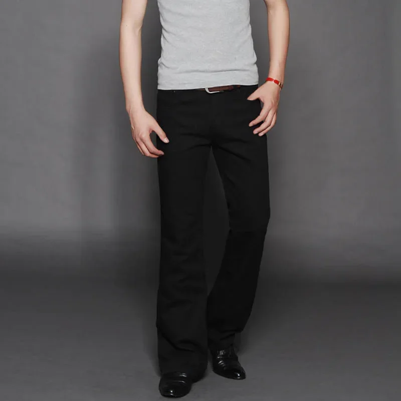 Pantalones vaqueros acampanados de mezclilla para hombre, pantalones | Ropa de hombre · Omeda.es - Imagen 14