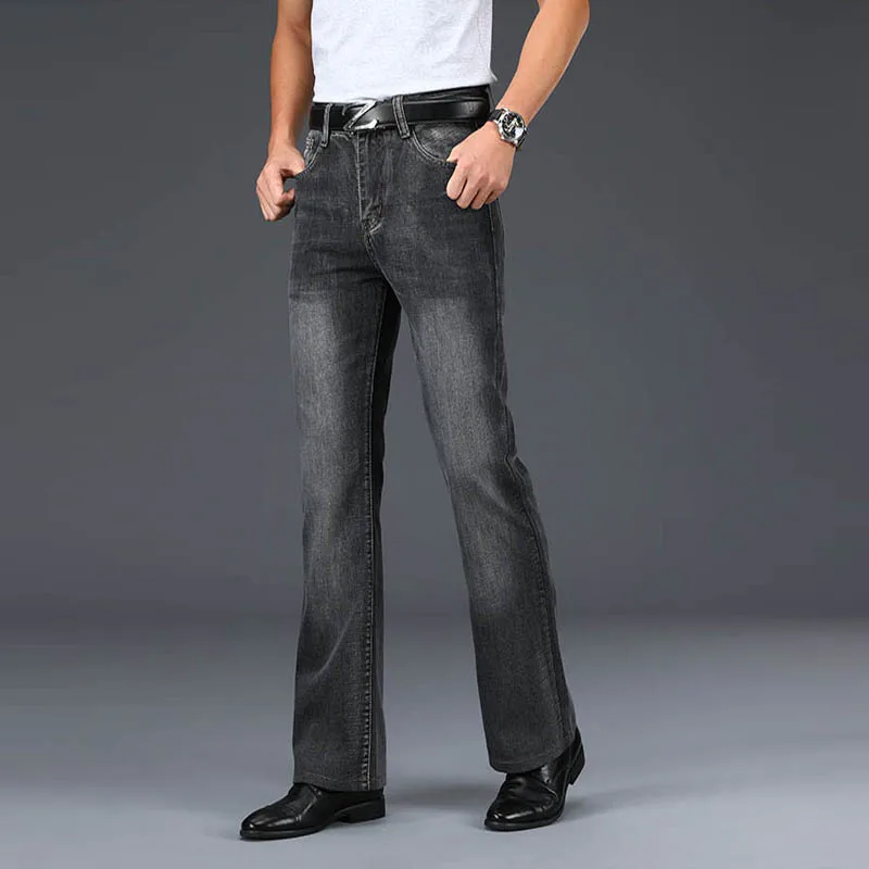 Pantalones vaqueros acampanados de mezclilla para hombre, pantalones | Ropa de hombre · Omeda.es - Imagen 15