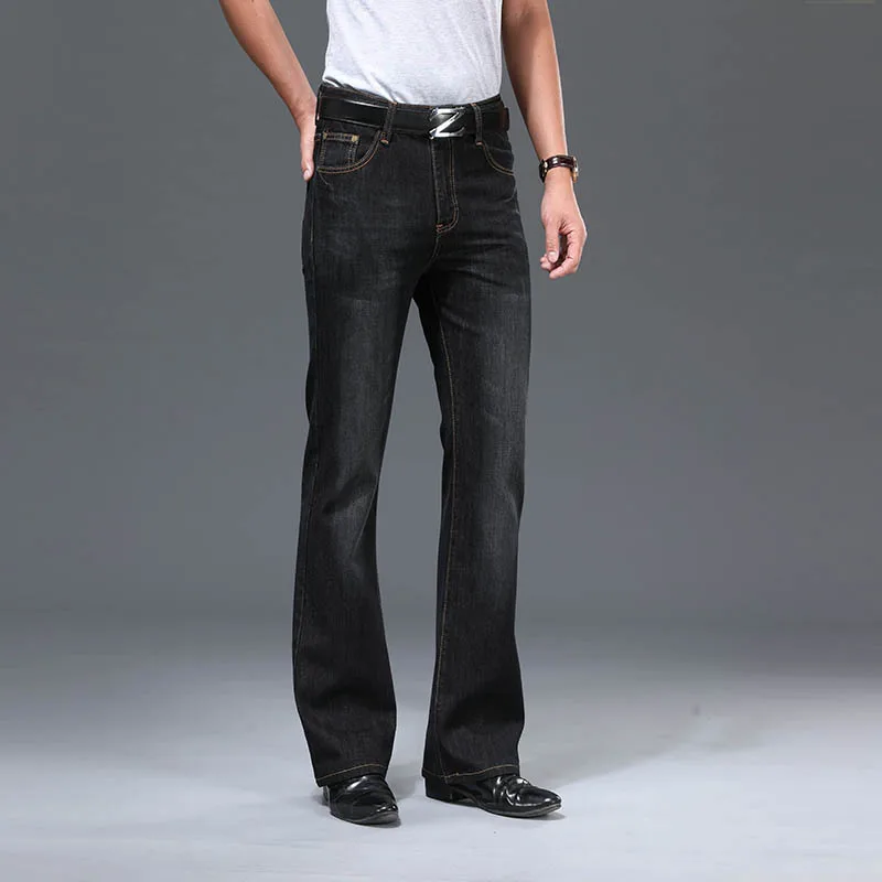 Pantalones vaqueros acampanados de mezclilla para hombre, pantalones | Ropa de hombre · Omeda.es - Imagen 16