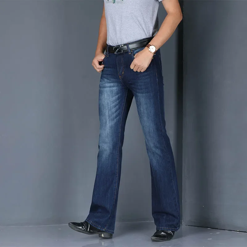 Pantalones vaqueros acampanados de mezclilla para hombre, pantalones | Ropa de hombre · Omeda.es - Imagen 8