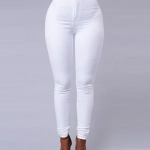 Pantalones vaqueros ajustados de Color liso para mujer, vaqueros | Ropa de mujer · Omeda.es