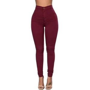 Pantalones vaqueros ajustados elásticos de mezclilla para mujer, | Ropa de mujer · Omeda.es