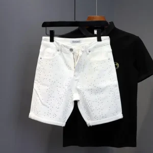 Pantalones vaqueros ajustados medio cortos para hombre, pantalones | Ropa de hombre · Omeda.es