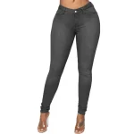 Pantalones vaqueros ajustados para mujer, Vaqueros superelásticos, | Ropa de mujer · Omeda.es