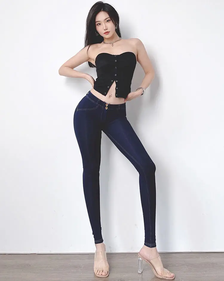 Pantalones vaqueros deportivos de cintura baja para mujer, pantalones | Ropa de mujer · Omeda.es - Imagen 23