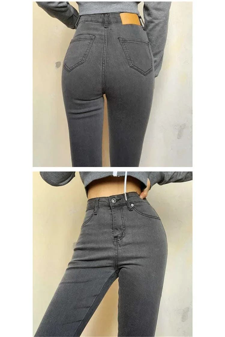 Pantalones vaqueros elásticos ajustados para mujer, mallas de tubo | Ropa de mujer · Omeda.es - Imagen 8