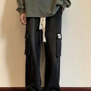 Pantalones vaqueros para hombre, pantalones Cargo de mezclilla, | Ropa de hombre · Omeda.es