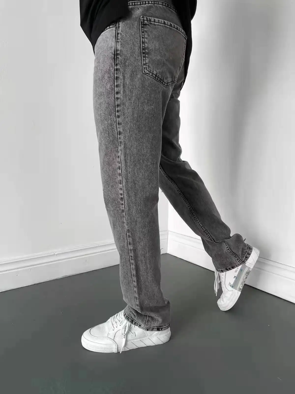 Pantalones vaqueros informales rectos y cómodos para hombre, | Ropa de hombre · Omeda.es - Imagen 8