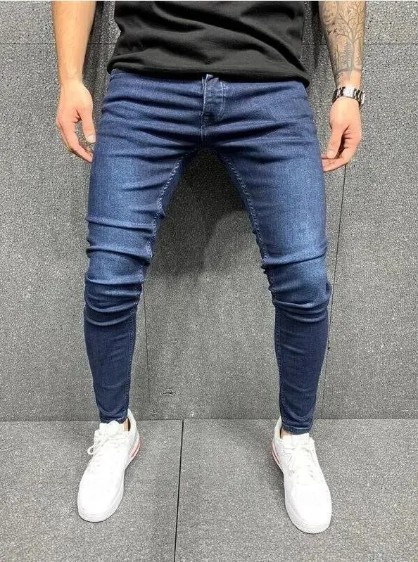 Pantalones vaqueros rasgados ajustados para hombre, pantalones | Ropa de hombre · Omeda.es - Imagen 15