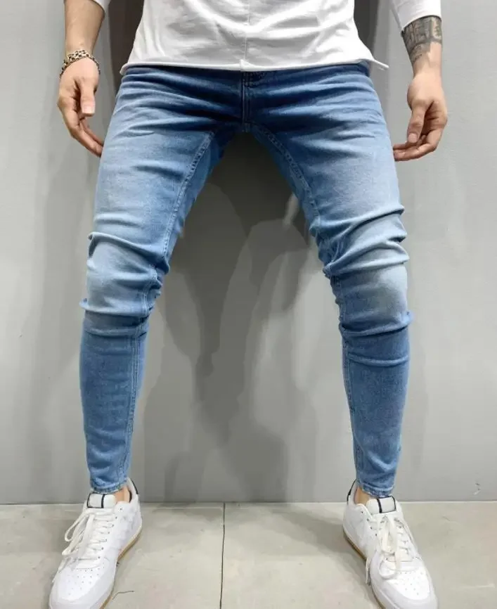 Pantalones vaqueros rasgados ajustados para hombre, pantalones | Ropa de hombre · Omeda.es - Imagen 25