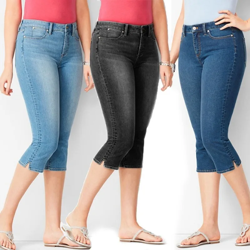 Pantalones vaqueros recortados de verano para mujer, pantalones | Ropa de mujer · Omeda.es - Imagen 6