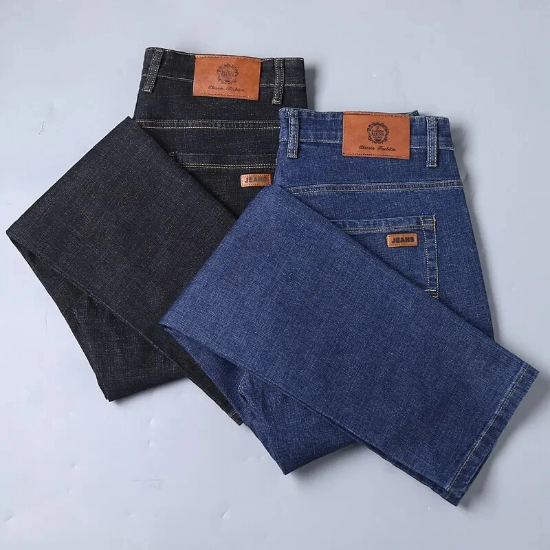 Pantalones vaqueros rectos a la moda para hombre, pantalones | Ropa de hombre · Omeda.es - Imagen 3