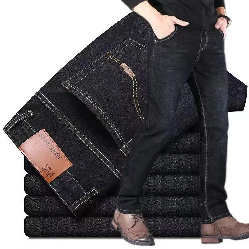 Pantalones vaqueros rectos a la moda para hombre, pantalones | Ropa de hombre · Omeda.es - Imagen 4