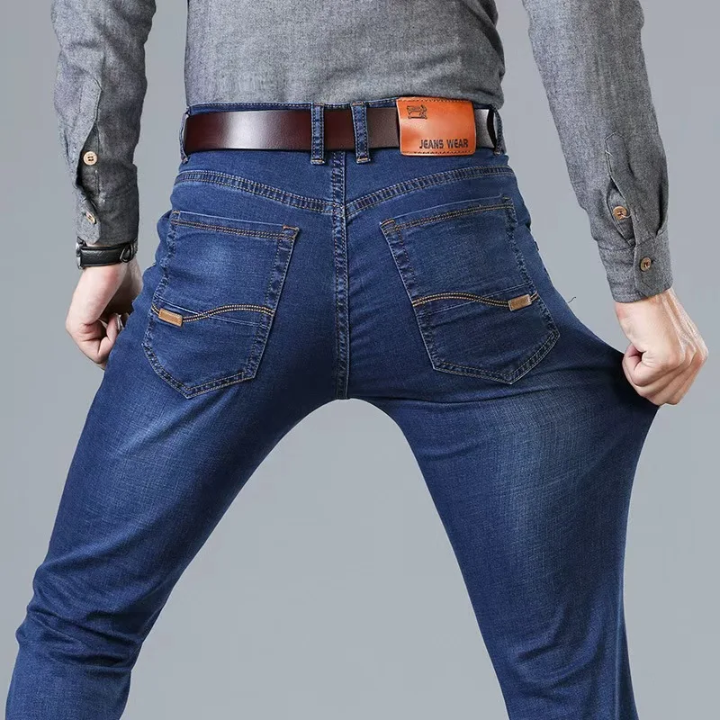 Pantalones vaqueros rectos a la moda para hombre, pantalones | Ropa de hombre · Omeda.es - Imagen 5