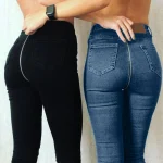 Pantalones vaqueros sexis para mujer con cremallera trasera en la | Ropa de mujer · Omeda.es