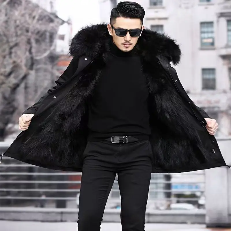 Parka de invierno para hombre, abrigo cálido, chaqueta con forro de | Ropa de hombre · Omeda.es - Imagen 18