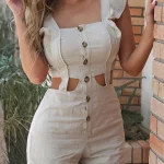 Peleles sexis y elegantes con cintura calada sin mangas para mujer, | Ropa de mujer · Omeda.es