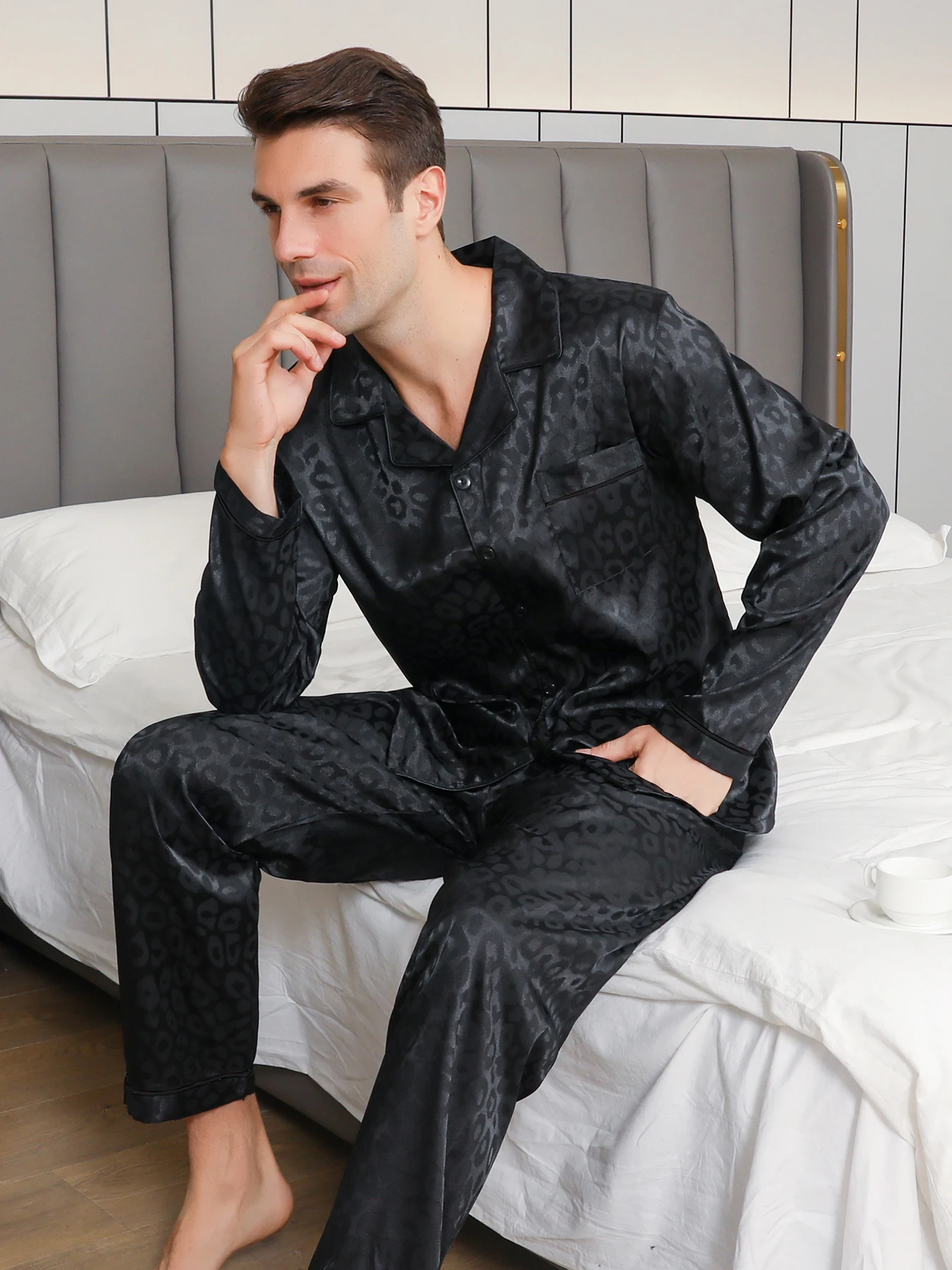 Pijama de manga larga para hombre ropa bonita para el hogar de hielo | Ropa de hombre · Omeda.es