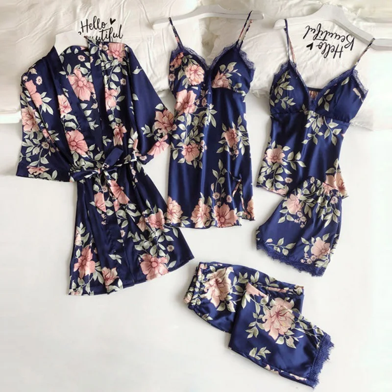 Pijama Sexy de verano para mujer, conjunto de cinco piezas con | Ropa de mujer · Omeda.es - Imagen 5