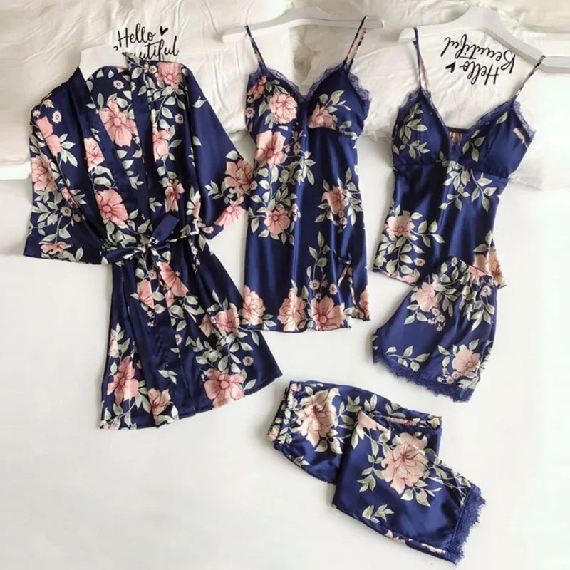 Pijama Sexy de verano para mujer, conjunto de cinco piezas con | Ropa de mujer · Omeda.es - Imagen 9