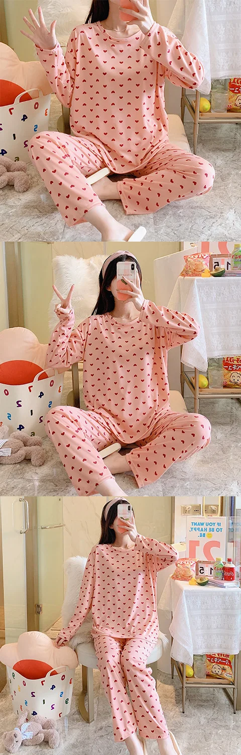 Pijamas de mujer, pantalones de manga larga, conjunto de dos piezas, | Ropa de mujer · Omeda.es - Imagen 3