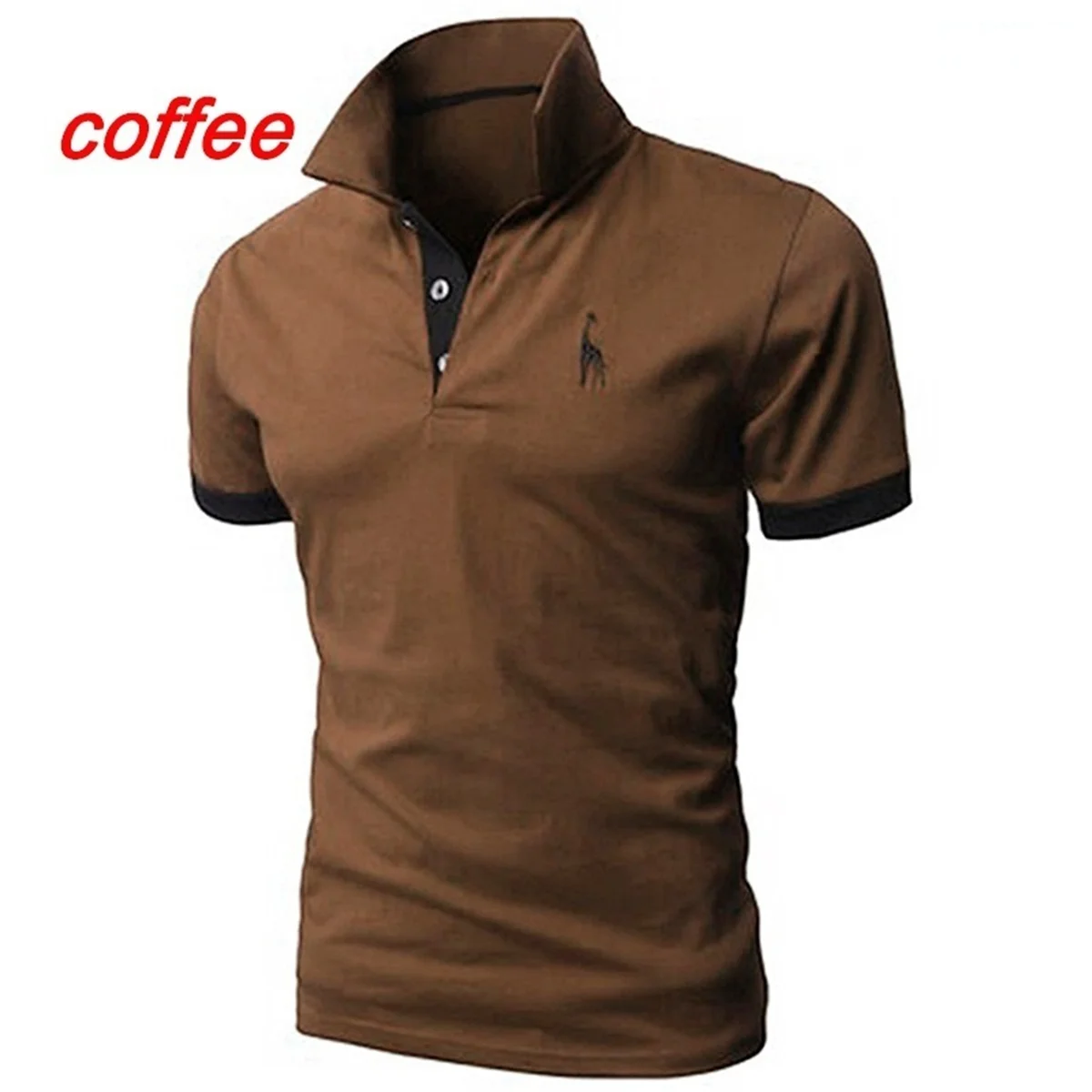 Polo con bordado de dibujos animados para hombre, Polo informal de | Ropa de hombre · Omeda.es - Imagen 11