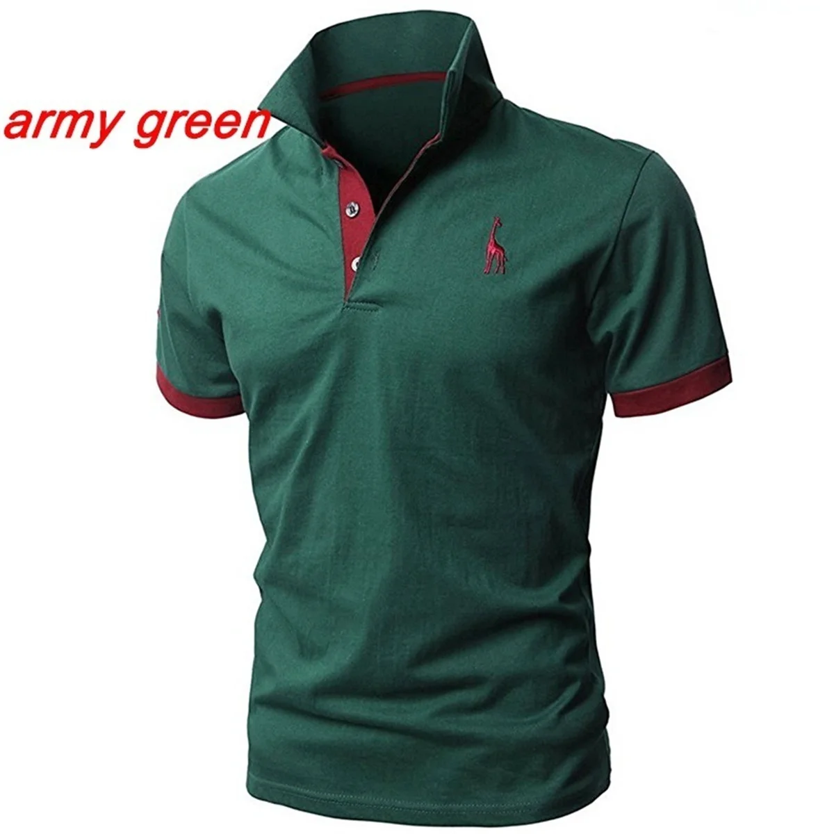 Polo con bordado de dibujos animados para hombre, Polo informal de | Ropa de hombre · Omeda.es - Imagen 13