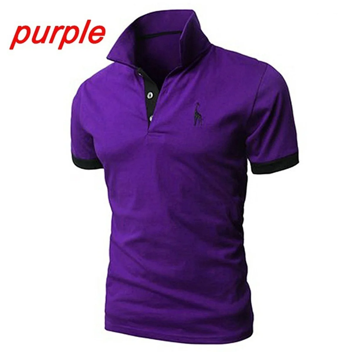 Polo con bordado de dibujos animados para hombre, Polo informal de | Ropa de hombre · Omeda.es - Imagen 18