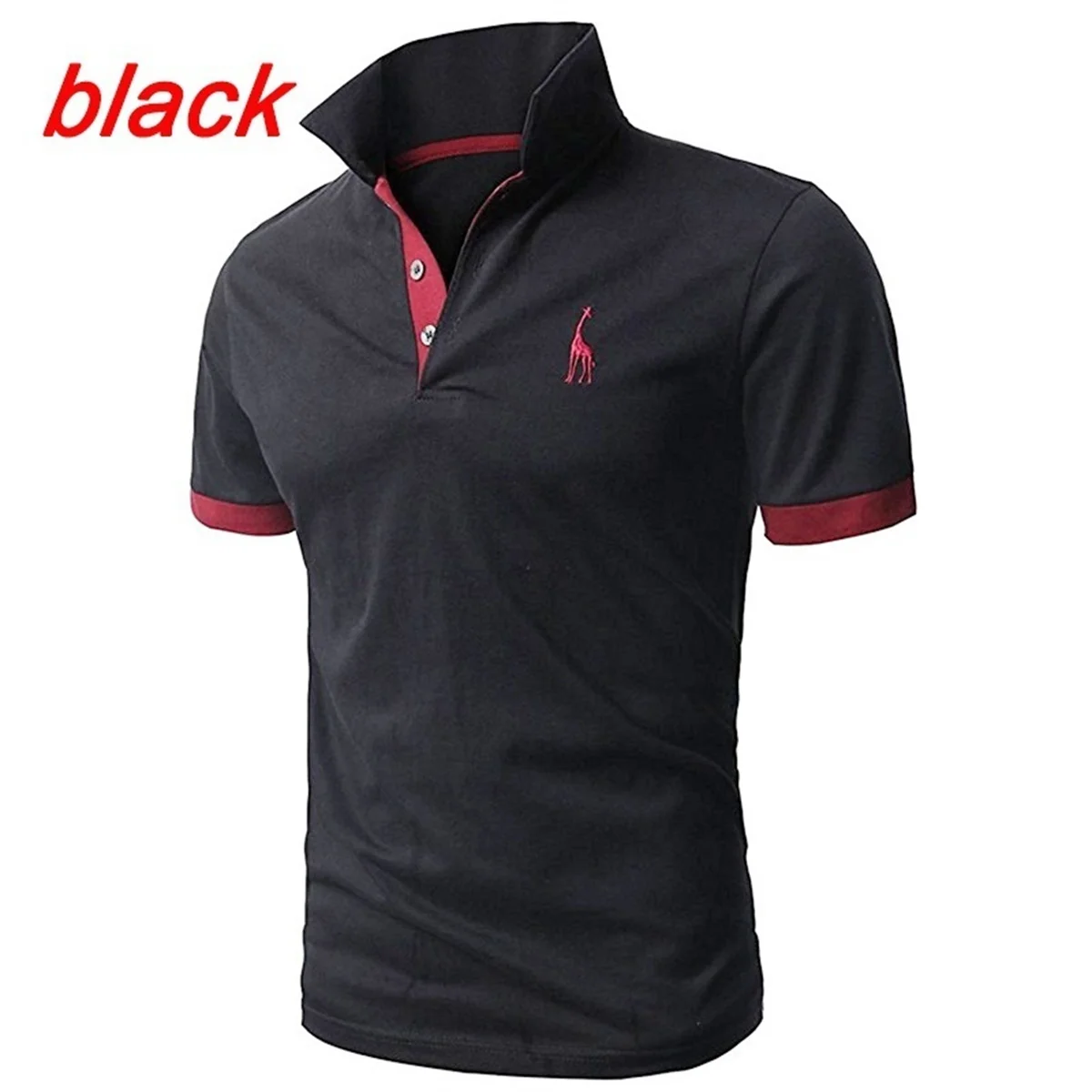 Polo con bordado de dibujos animados para hombre, Polo informal de | Ropa de hombre · Omeda.es - Imagen 3