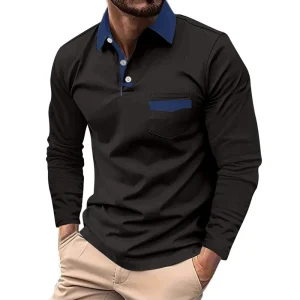 Polo de Golf para hombre, camisa informal de manga larga, estilo | Ropa de hombre · Omeda.es
