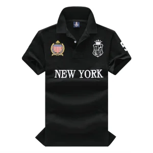 Polo para hombre EE. UU. Nueva York Royal corto casual deporte fiesta | Ropa de hombre · Omeda.es