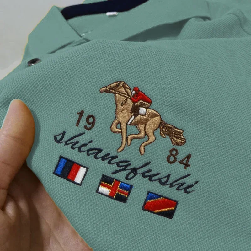 Polo informal de moda para hombre, camiseta transpirable y cómoda, | Ropa de hombre · Omeda.es - Imagen 17