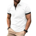 Polo de manga corta para hombre, camisetas informales ajustadas con | Ropa de hombre · Omeda.es