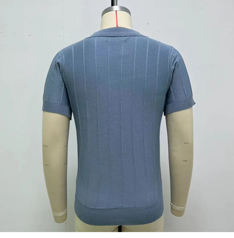 Polo de manga corta para hombre con cuello de solapa, estilo informal | Ropa de hombre · Omeda.es - Imagen 12