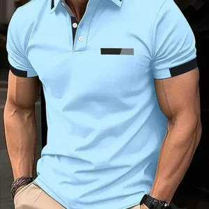 Polo de manga corta para hombre, polos deportivos informales de | Ropa de hombre · Omeda.es