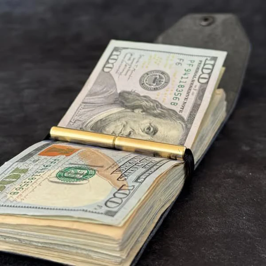 Práctico billetera de cuero con acceso rápido en efectivo, soporte | Accesorios de moda · Omeda.es - Imagen 3