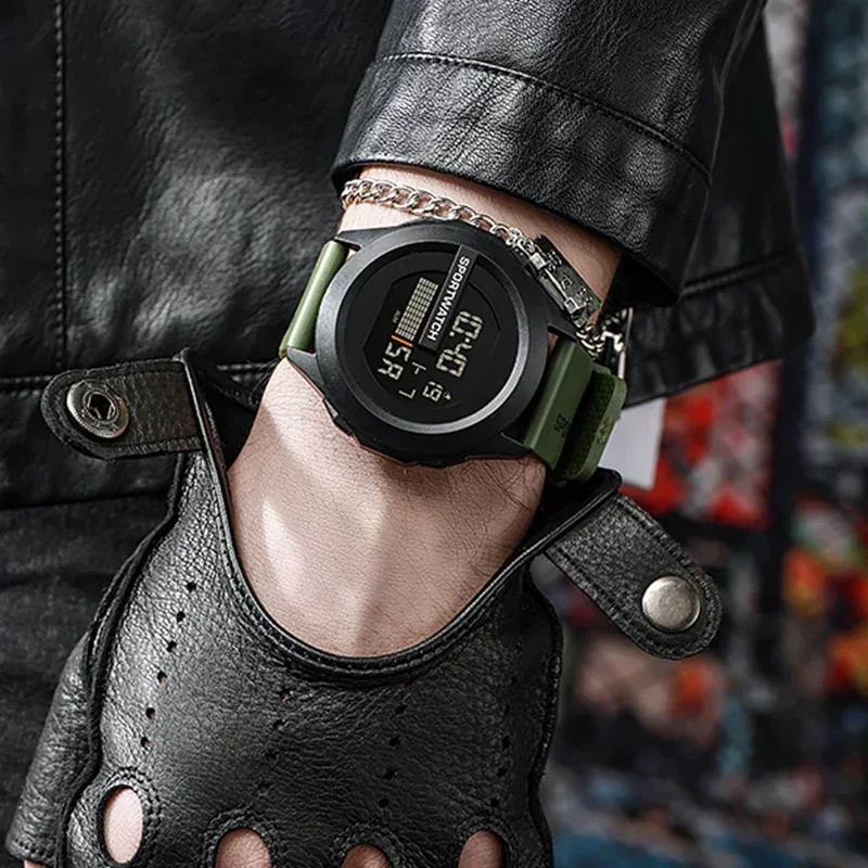 Reloj deportivo para hombre, reloj de pulsera Digital, cronómetro | Accesorios de moda · Omeda.es - Imagen 17