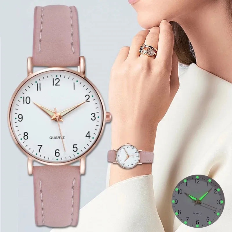 Reloj de moda para mujer, relojes de cuarzo de cuero, reloj de | Accesorios de moda · Omeda.es - Imagen 3