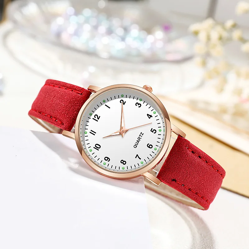 Reloj de moda para mujer, relojes de cuarzo de cuero, reloj de | Accesorios de moda · Omeda.es - Imagen 6