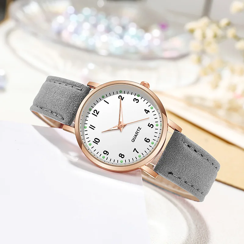 Reloj de moda para mujer, relojes de cuarzo de cuero, reloj de | Accesorios de moda · Omeda.es - Imagen 8