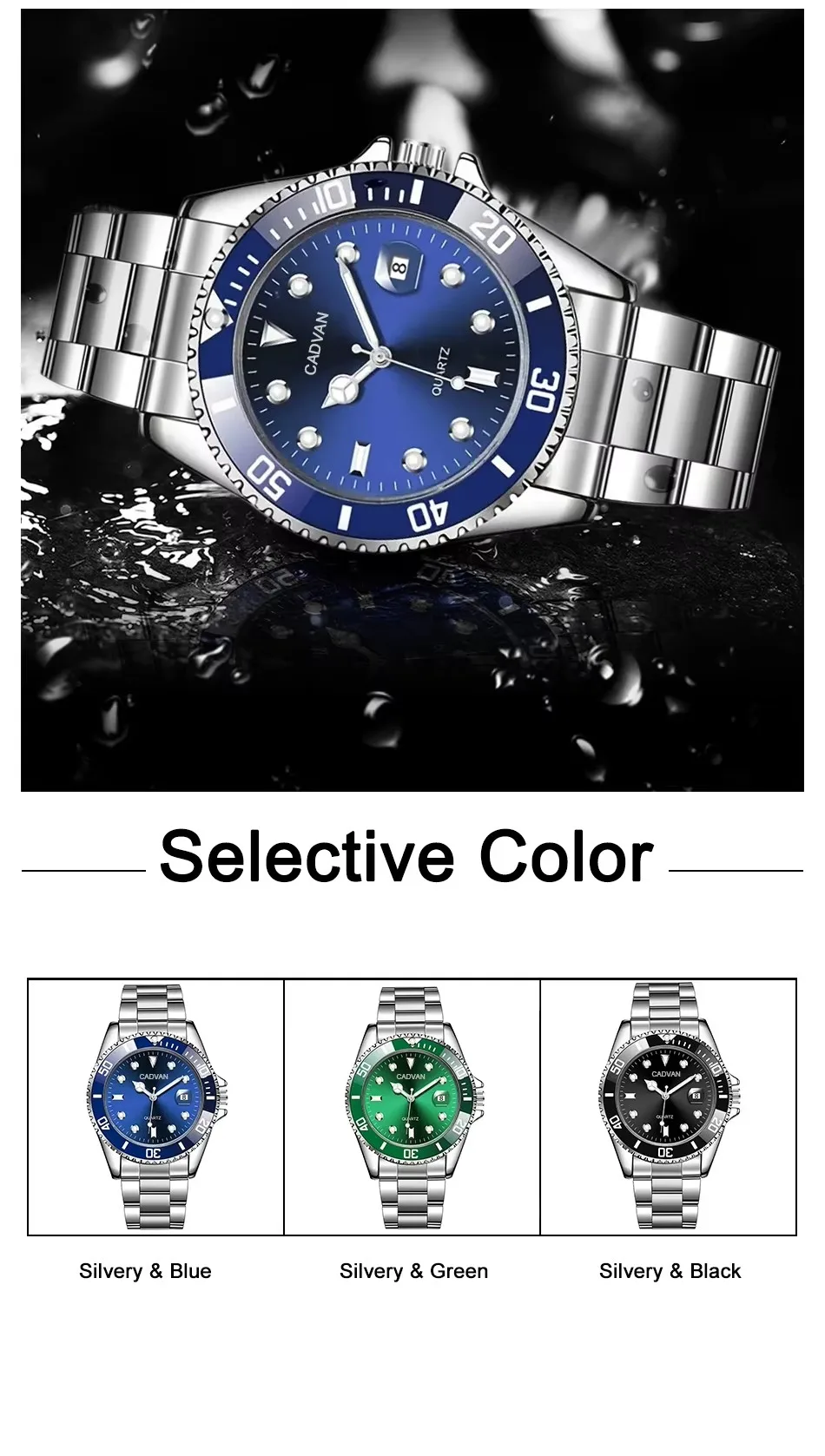 Reloj de moda reloj Casual Montre Homme hombres de negocios reloj de | Accesorios de moda · Omeda.es - Imagen 4