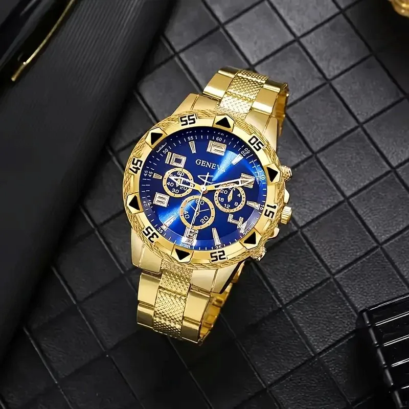Reloj de negocios a la moda para hombre, esfera grande de lujo, | Accesorios de moda · Omeda.es - Imagen 2
