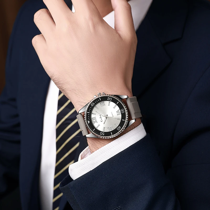 Reloj de pulsera con diamantes de imitación para hombre, cronógrafo | Accesorios de moda · Omeda.es - Imagen 4