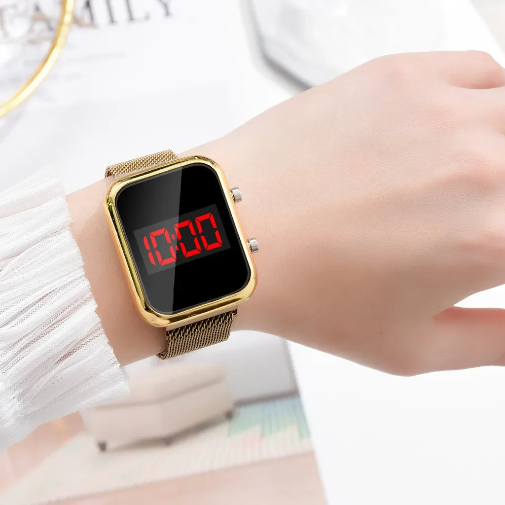 Relojes digitales LED de moda para mujer, relojes deportivos con | Accesorios de moda · Omeda.es - Imagen 13