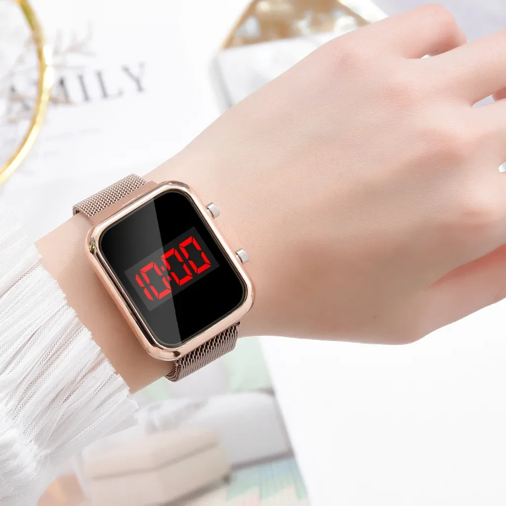 Relojes digitales LED de moda para mujer, relojes deportivos con | Accesorios de moda · Omeda.es - Imagen 14