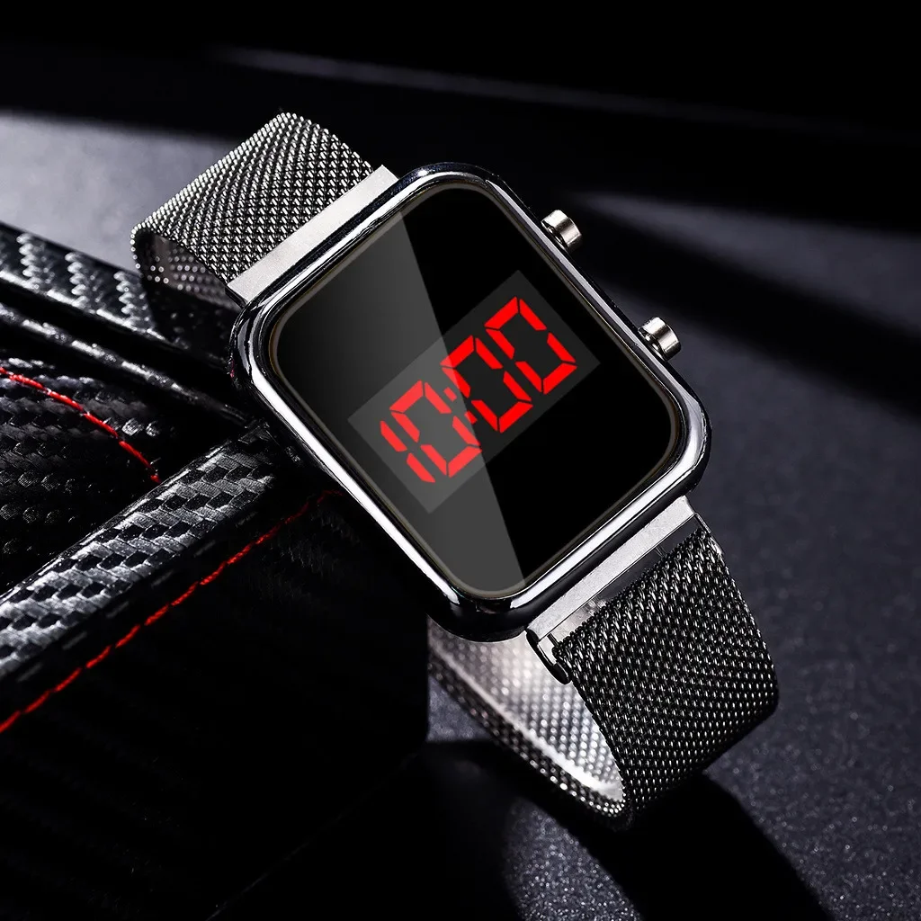 Relojes digitales LED de moda para mujer, relojes deportivos con | Accesorios de moda · Omeda.es - Imagen 18